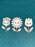 3D Printed Flower Colouring Set for Kids