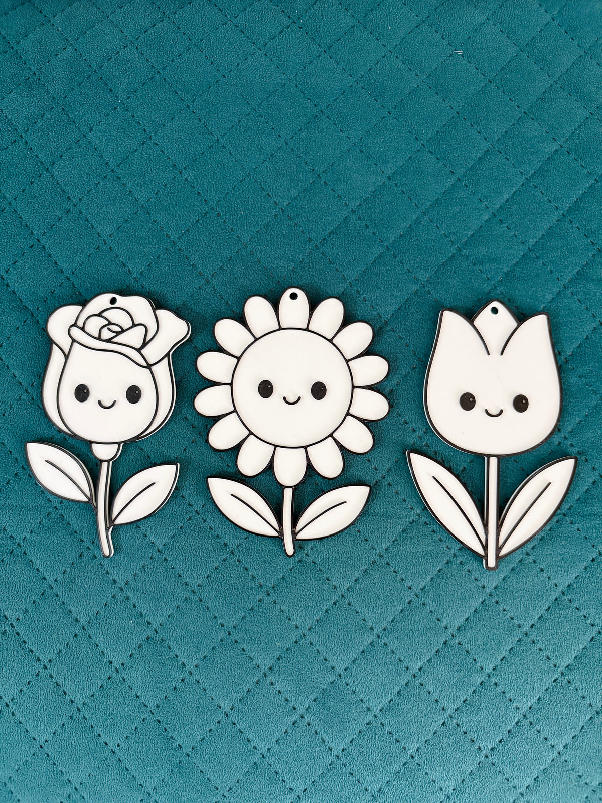 3D Printed Flower Colouring Set for Kids