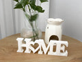 Letters home decor with heart