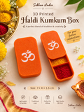 3D Printed Haldi Kumkum Box with Sliding Lid | Sekhon Studio