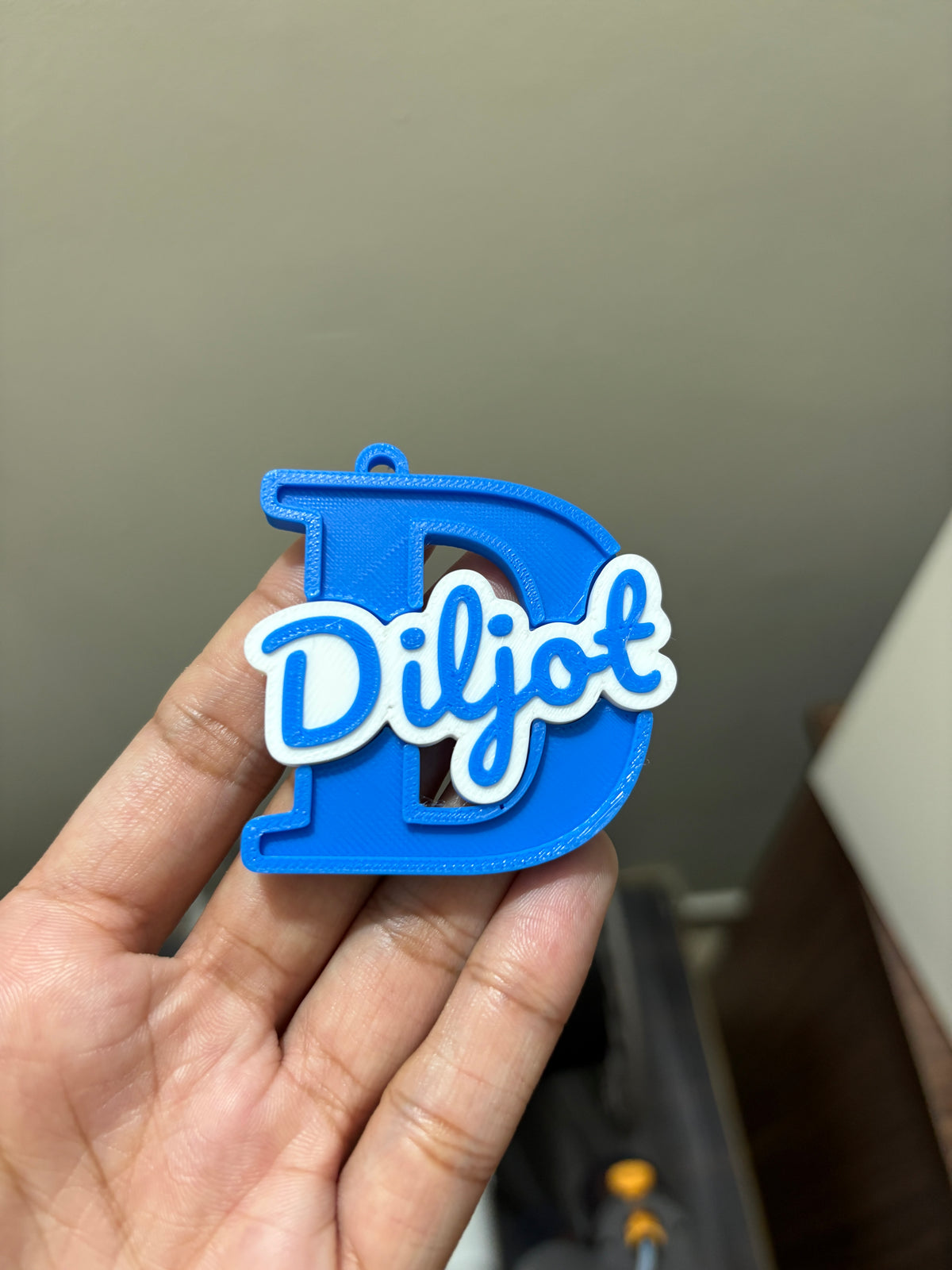 Personalised 3D Name Keychain