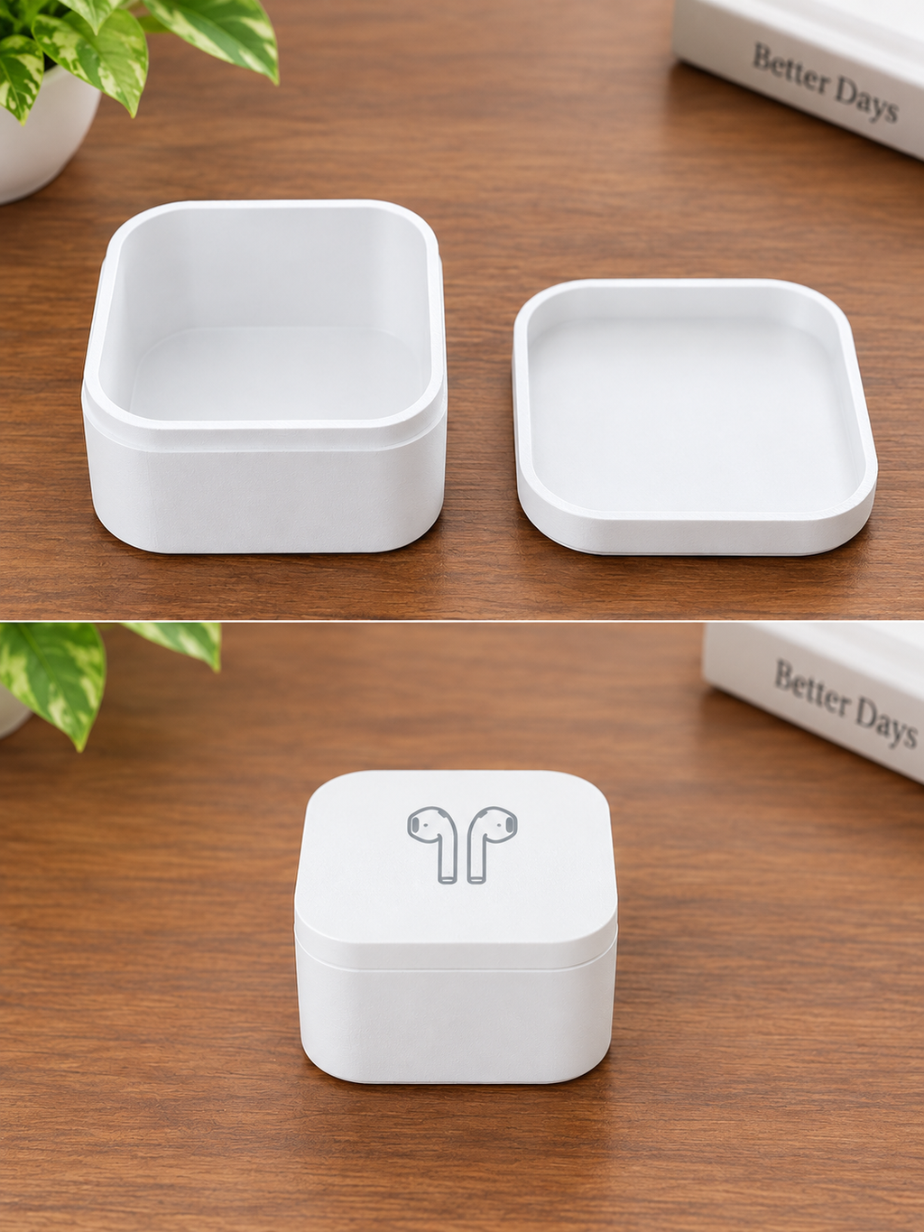 3D Printed Earbuds Organizer & Storage Box – Sekhon Studio