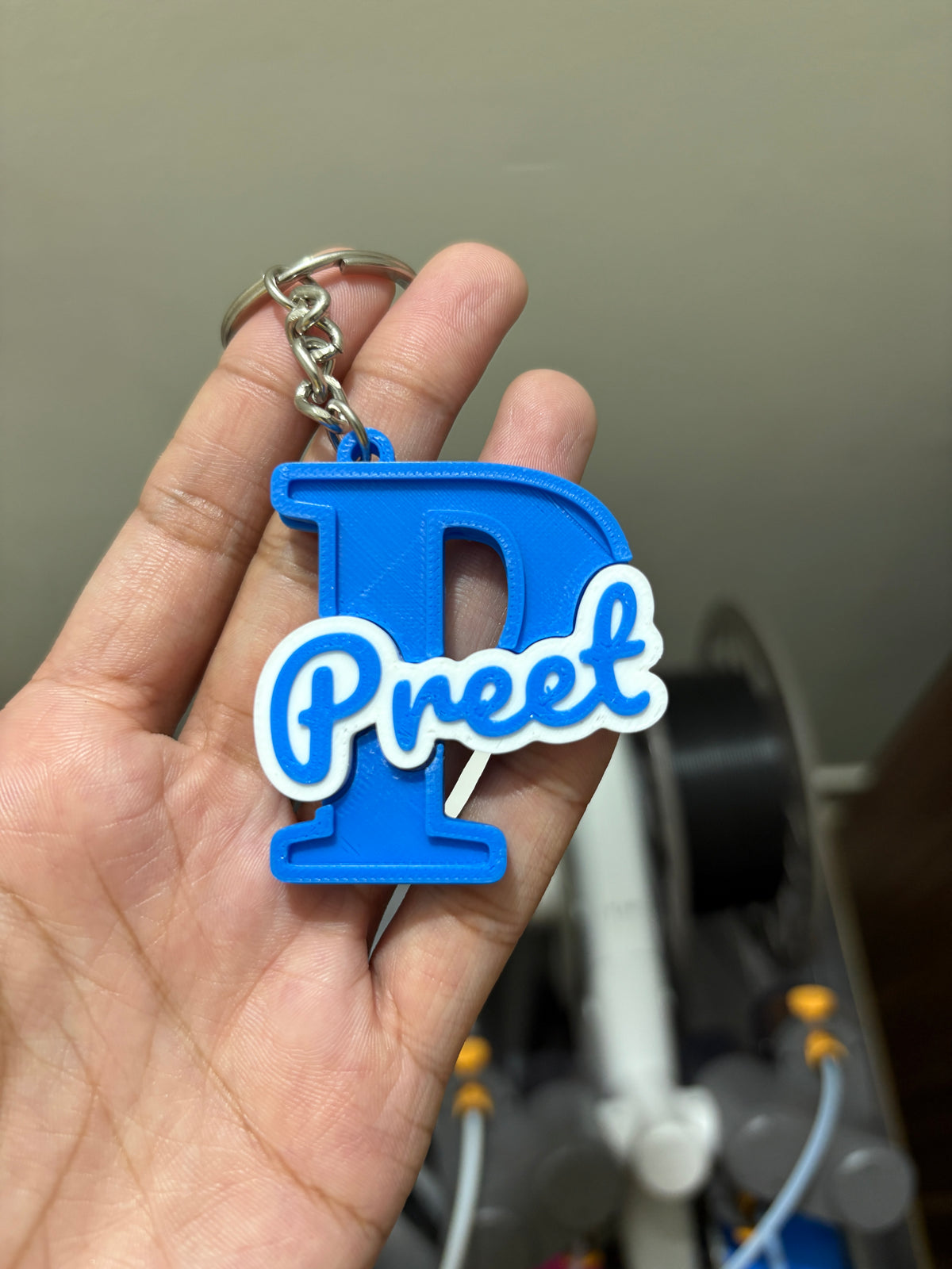 Personalised 3D Name Keychain