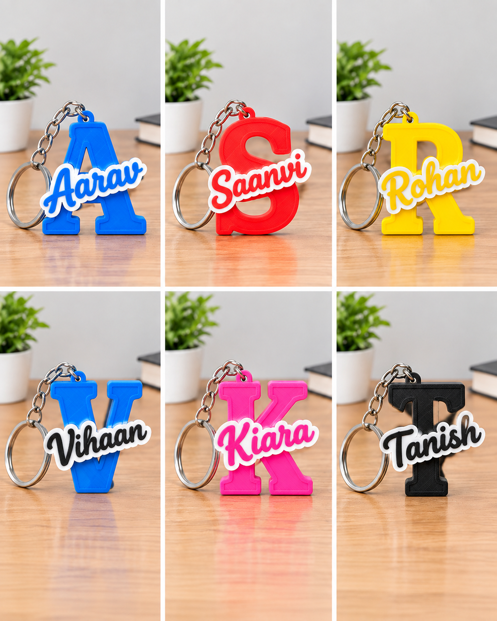 Personalised 3D Name Keychain
