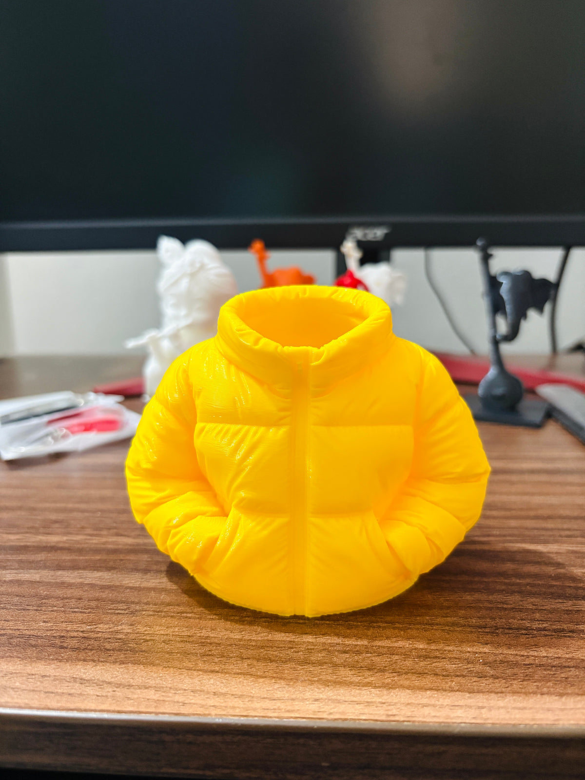 Puffer Jacket Pen Holder