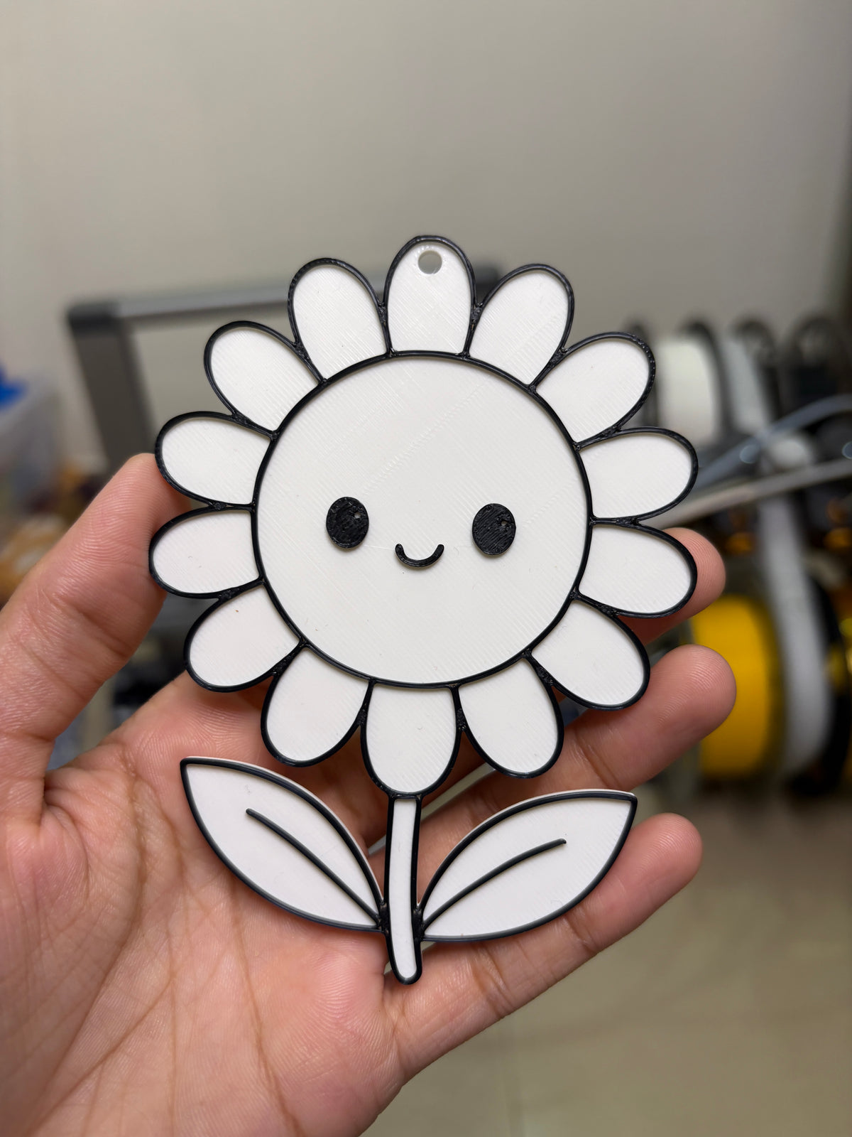 3D Printed Flower Colouring Set for Kids