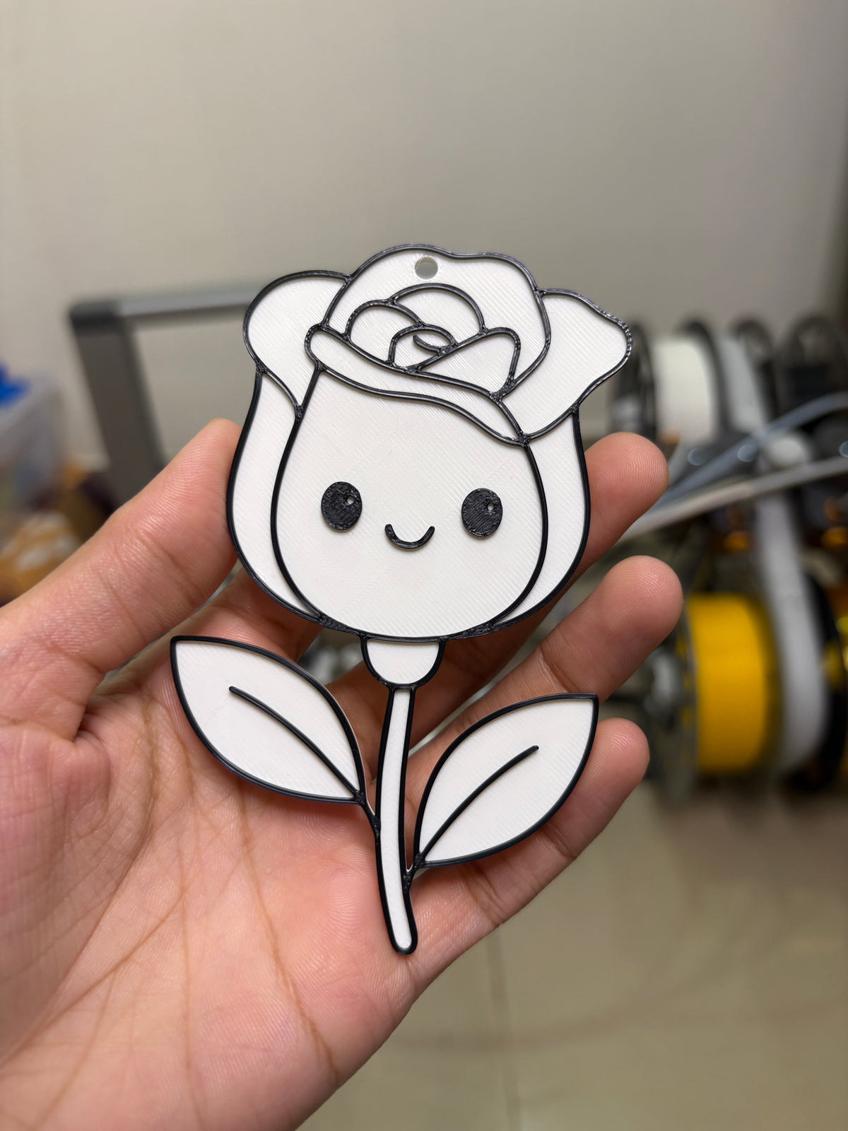 3D Printed Flower Colouring Set for Kids