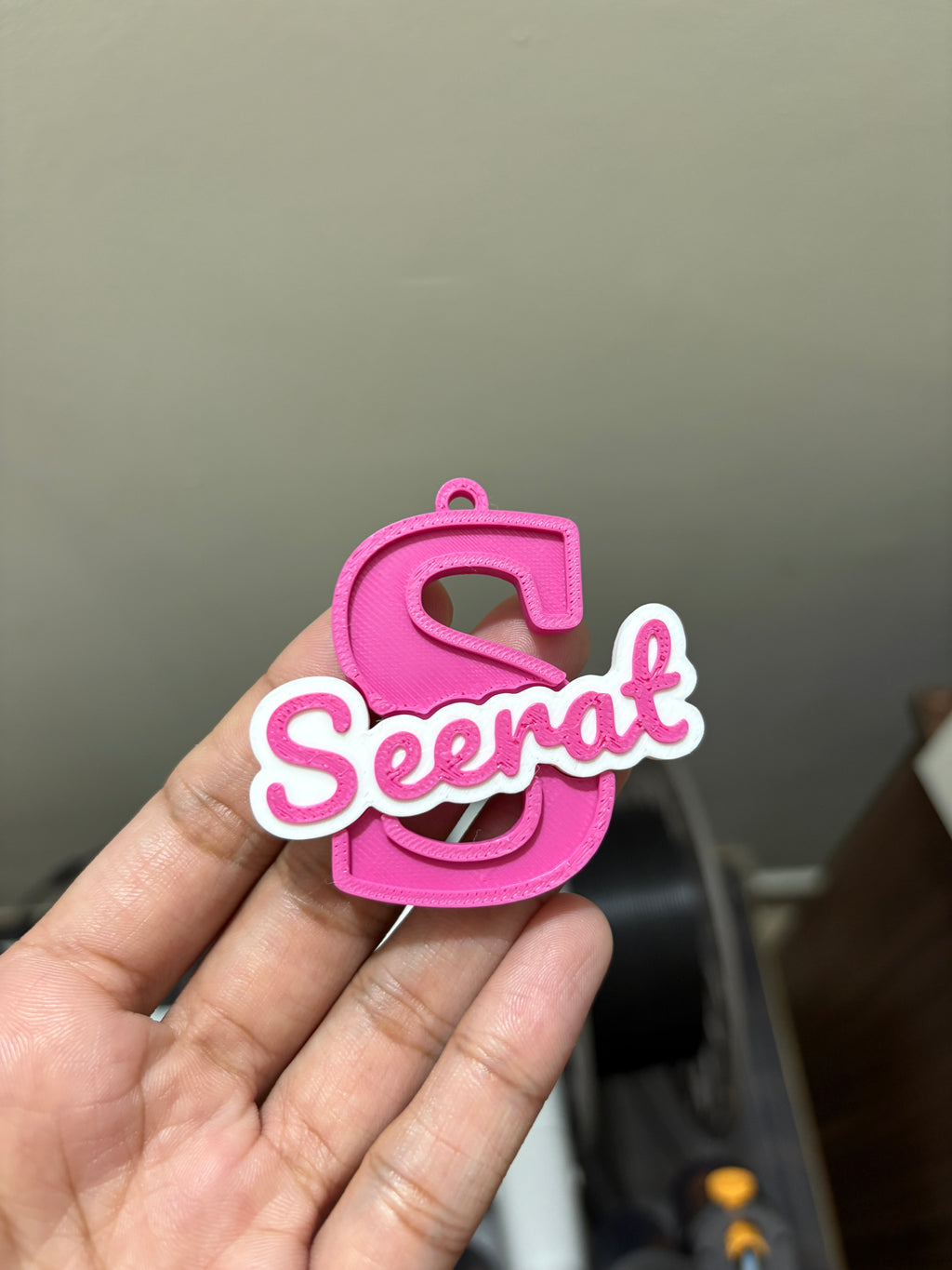 Personalised 3D Name Keychain