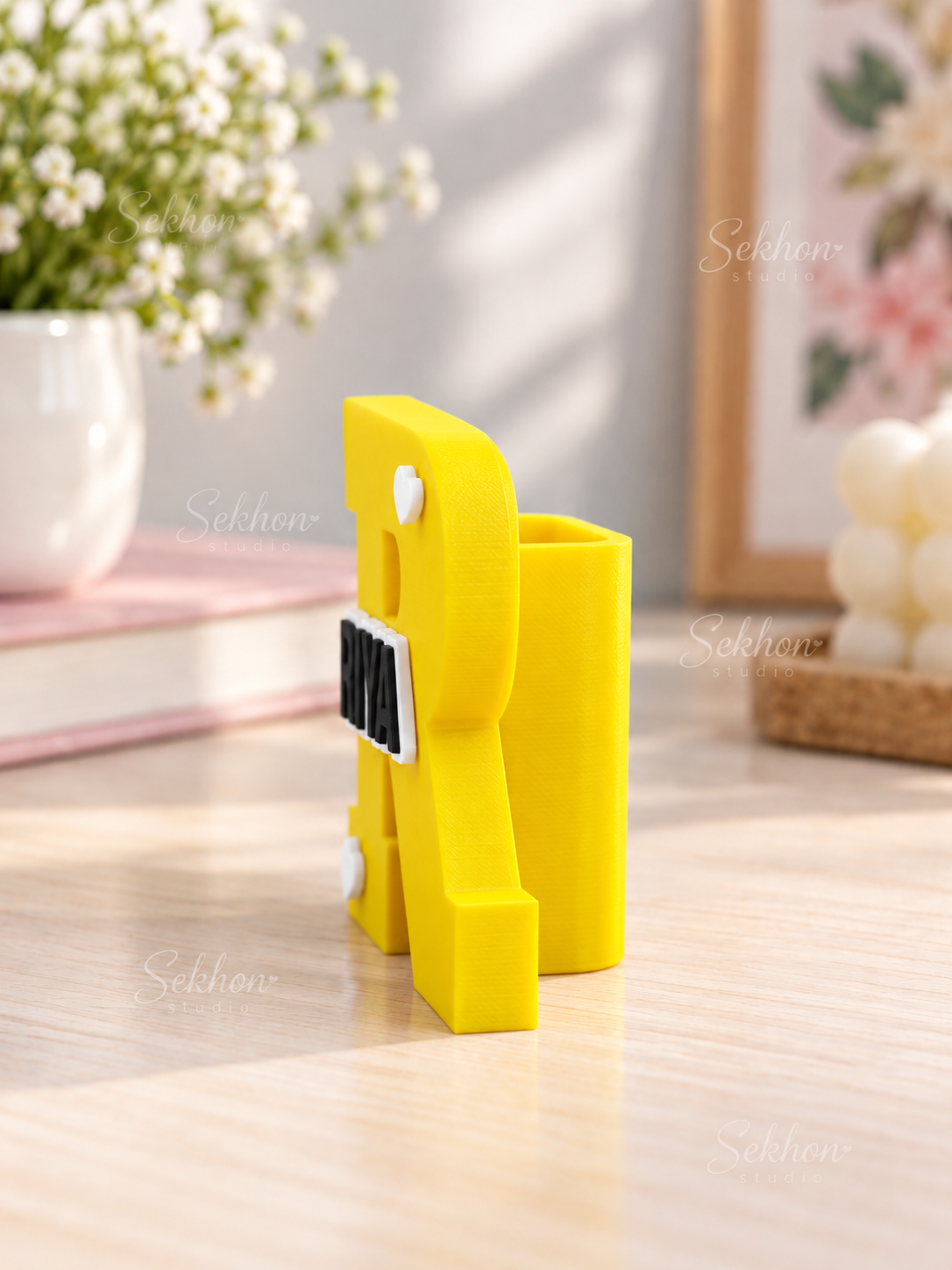 Mini Personalised Initial Name Pen Holder