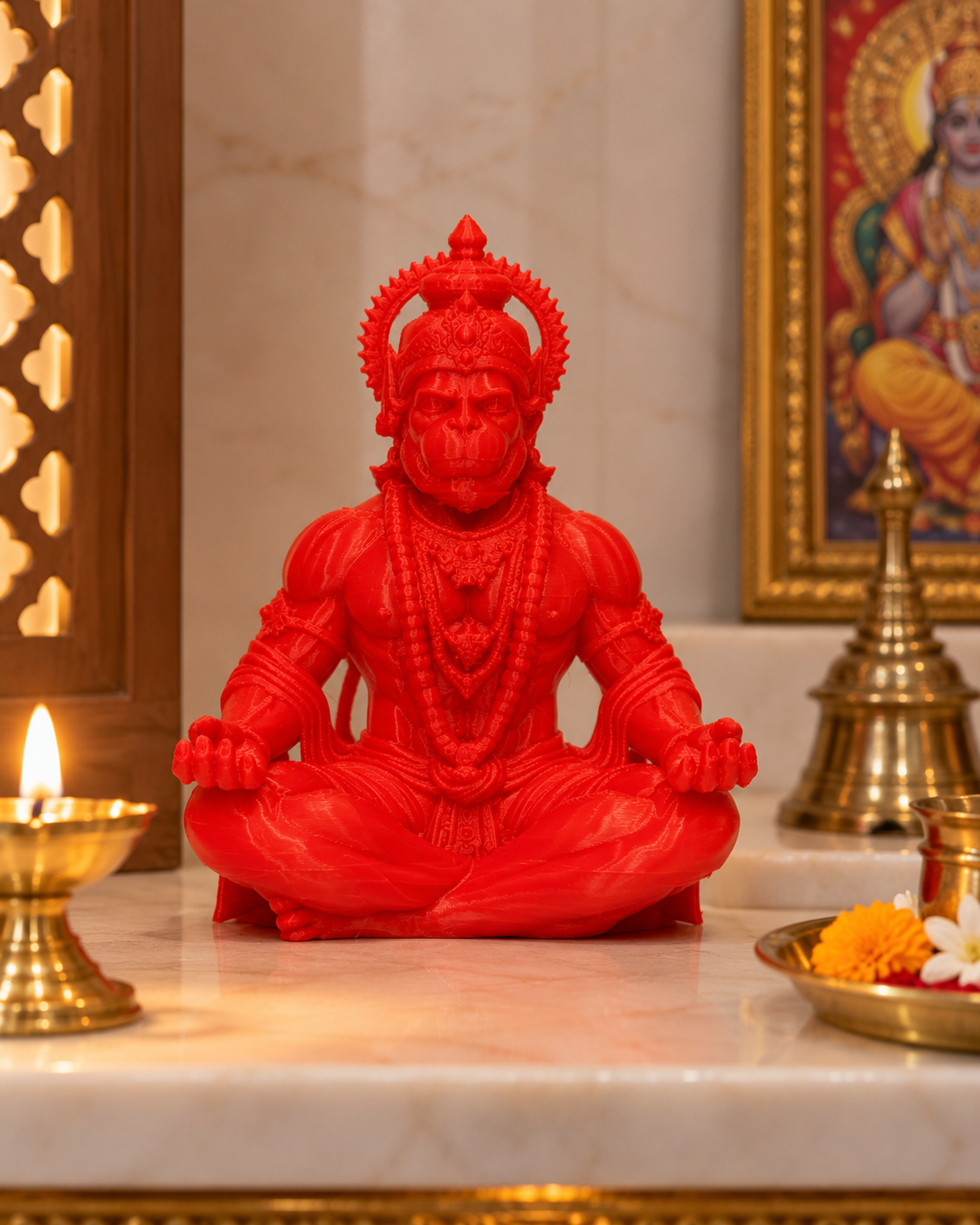 3D Printed Lord Hanuman Idol