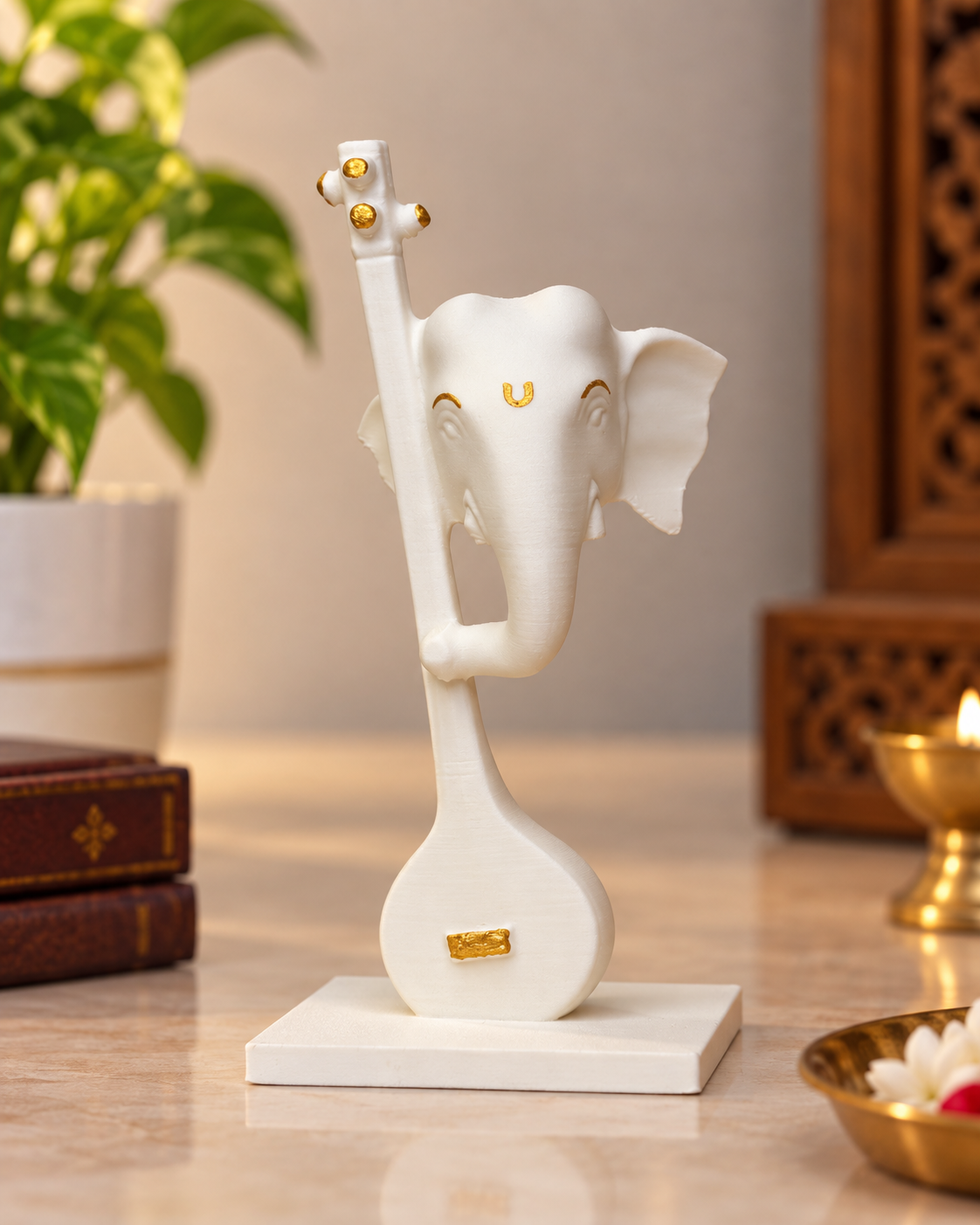 3D Printed Lord Ganesha Musical Idol