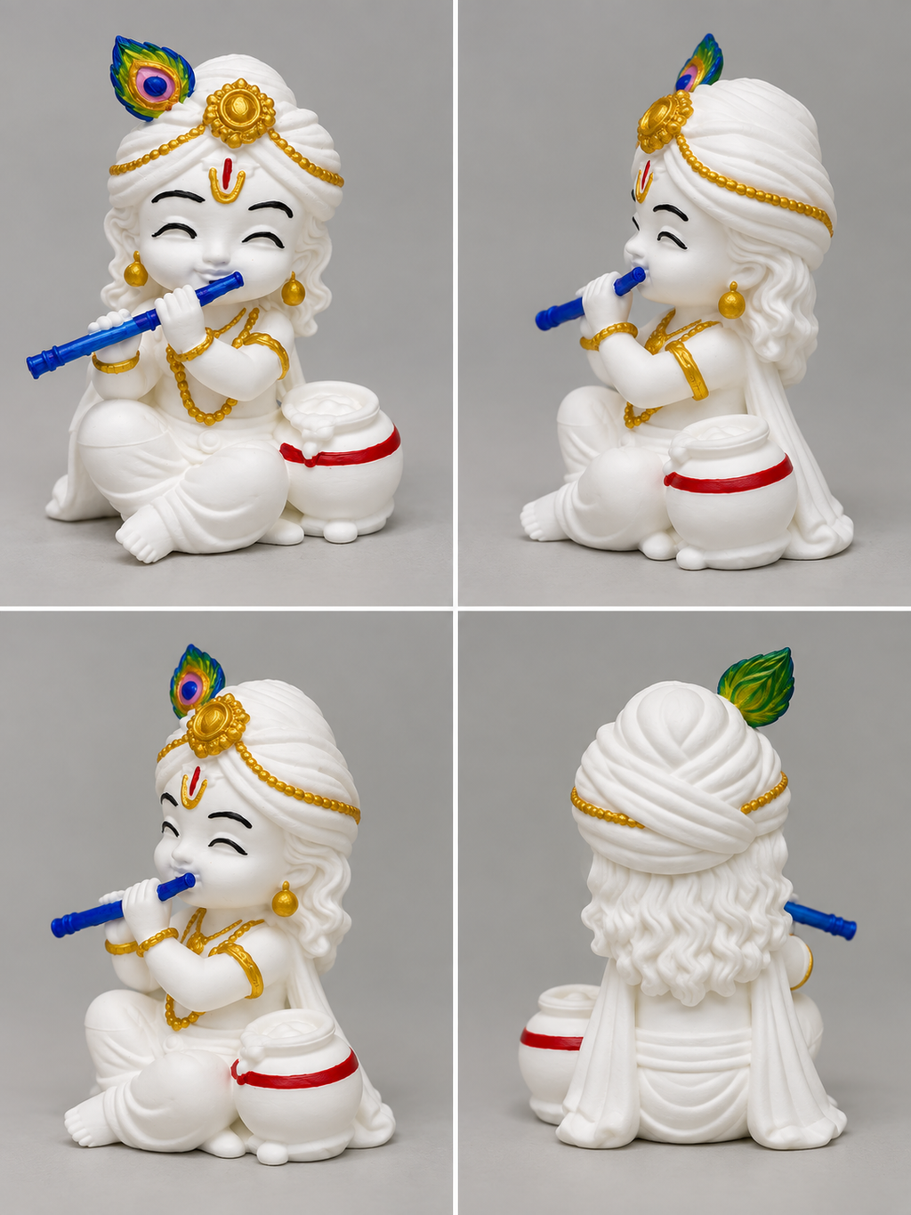 Little Krishna with Flute – 3D Printed Decorative Idol