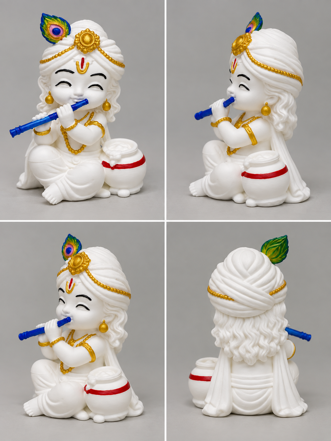 Little Krishna with Flute – 3D Printed Decorative Idol