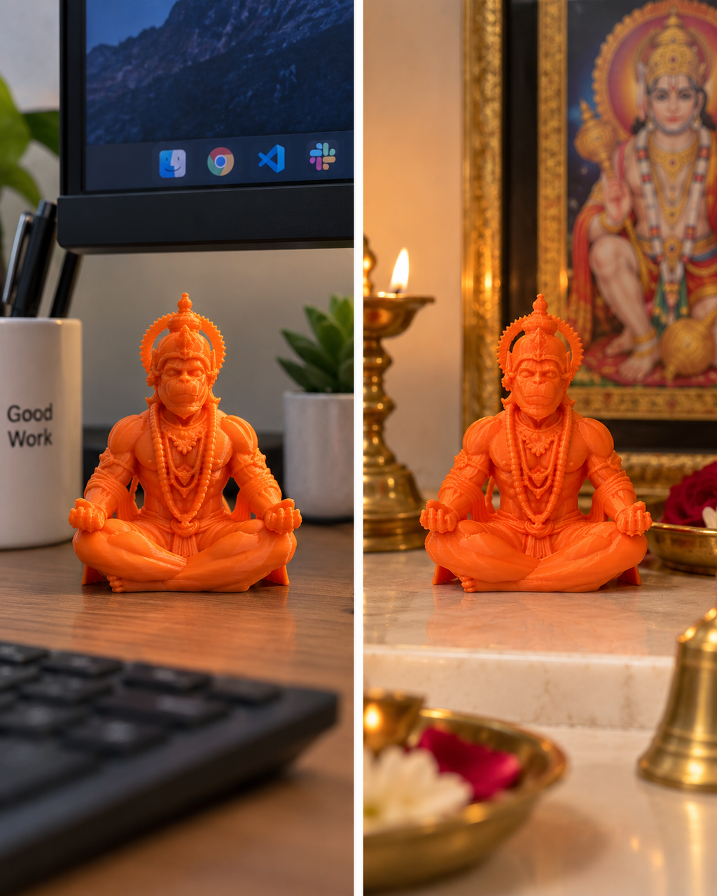 3D Printed Lord Hanuman Idol