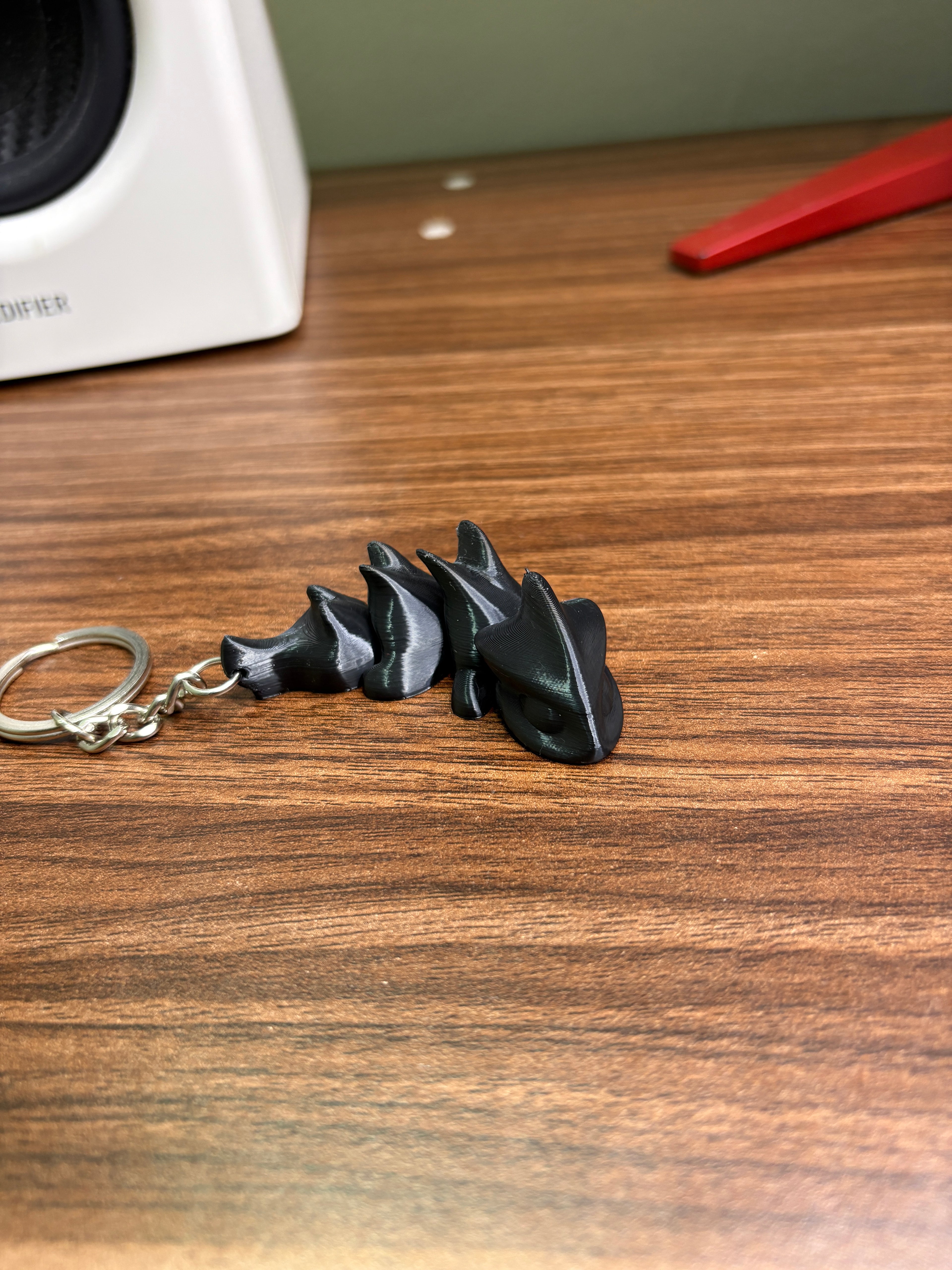 Mini Articulated Dragon Keychain