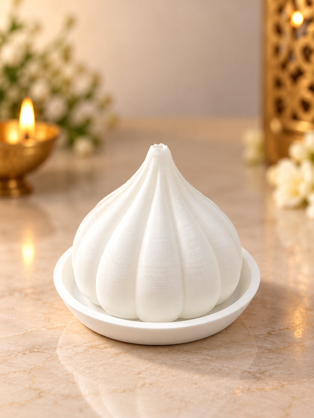 Modak Agarbatti Stand | 3D Printed Incense Holder (Pack of 2) – Sekhon Studio