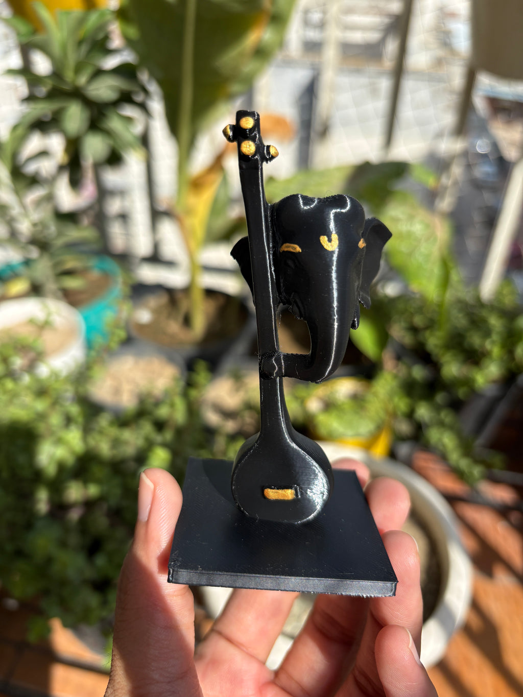 3D Printed Lord Ganesha Musical Idol