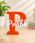 Custom 3D Printed Initial & Full Name Stand