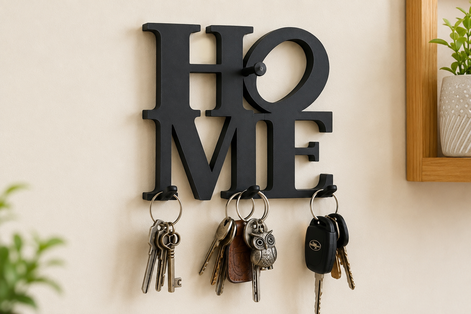 HOME - Minimalist Wall Key Holder