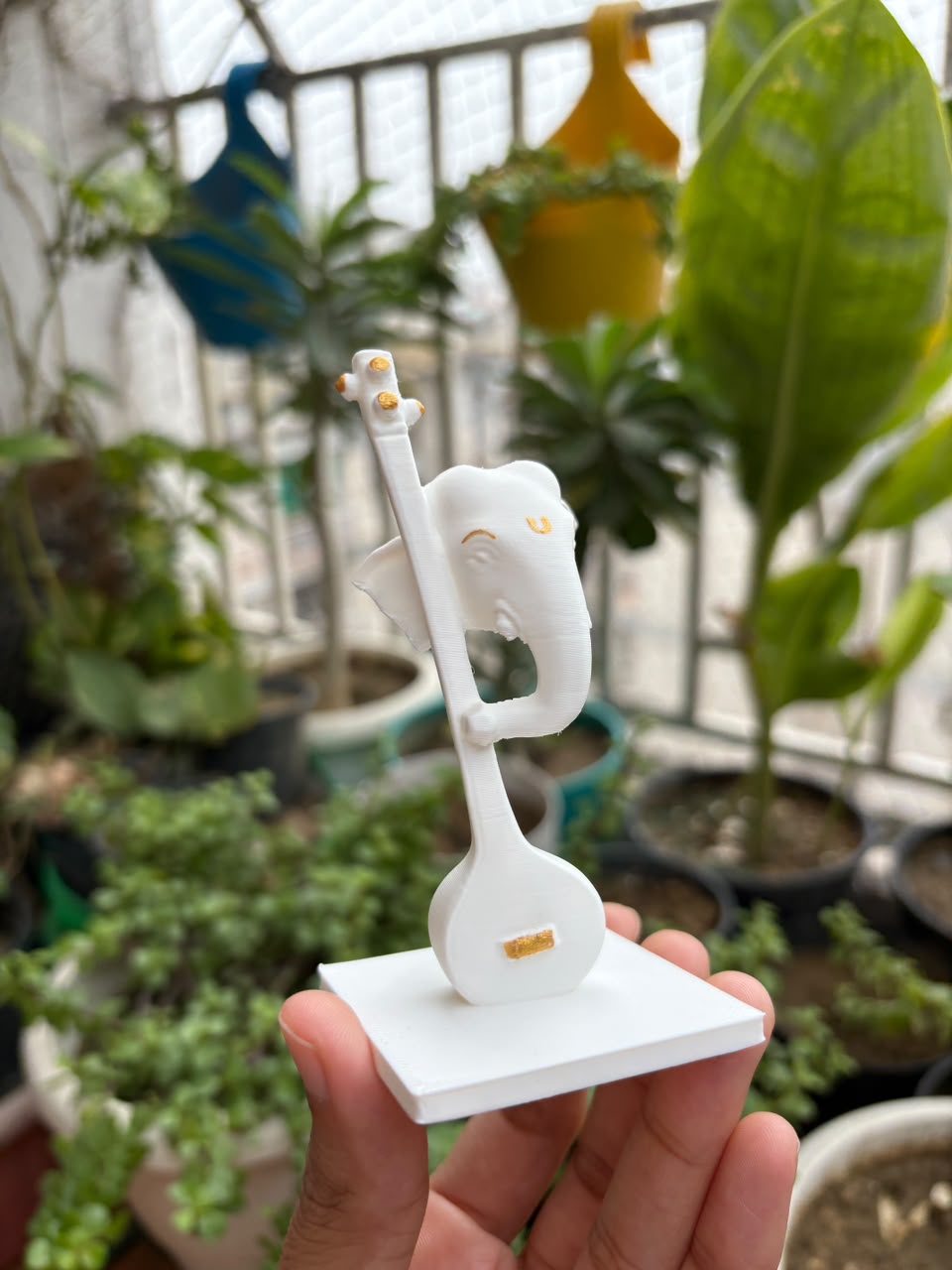3D Printed Lord Ganesha Musical Idol