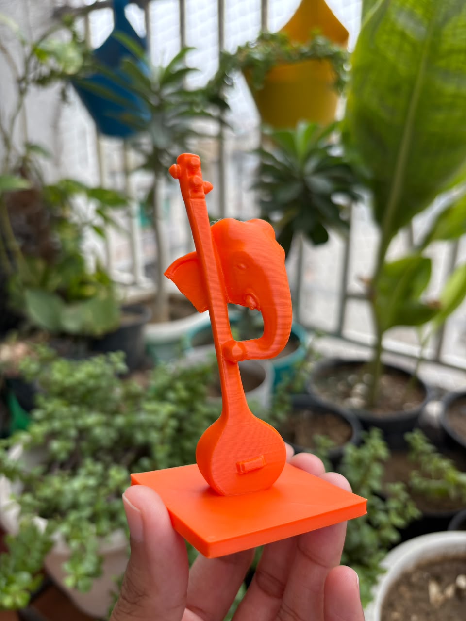 3D Printed Lord Ganesha Musical Idol