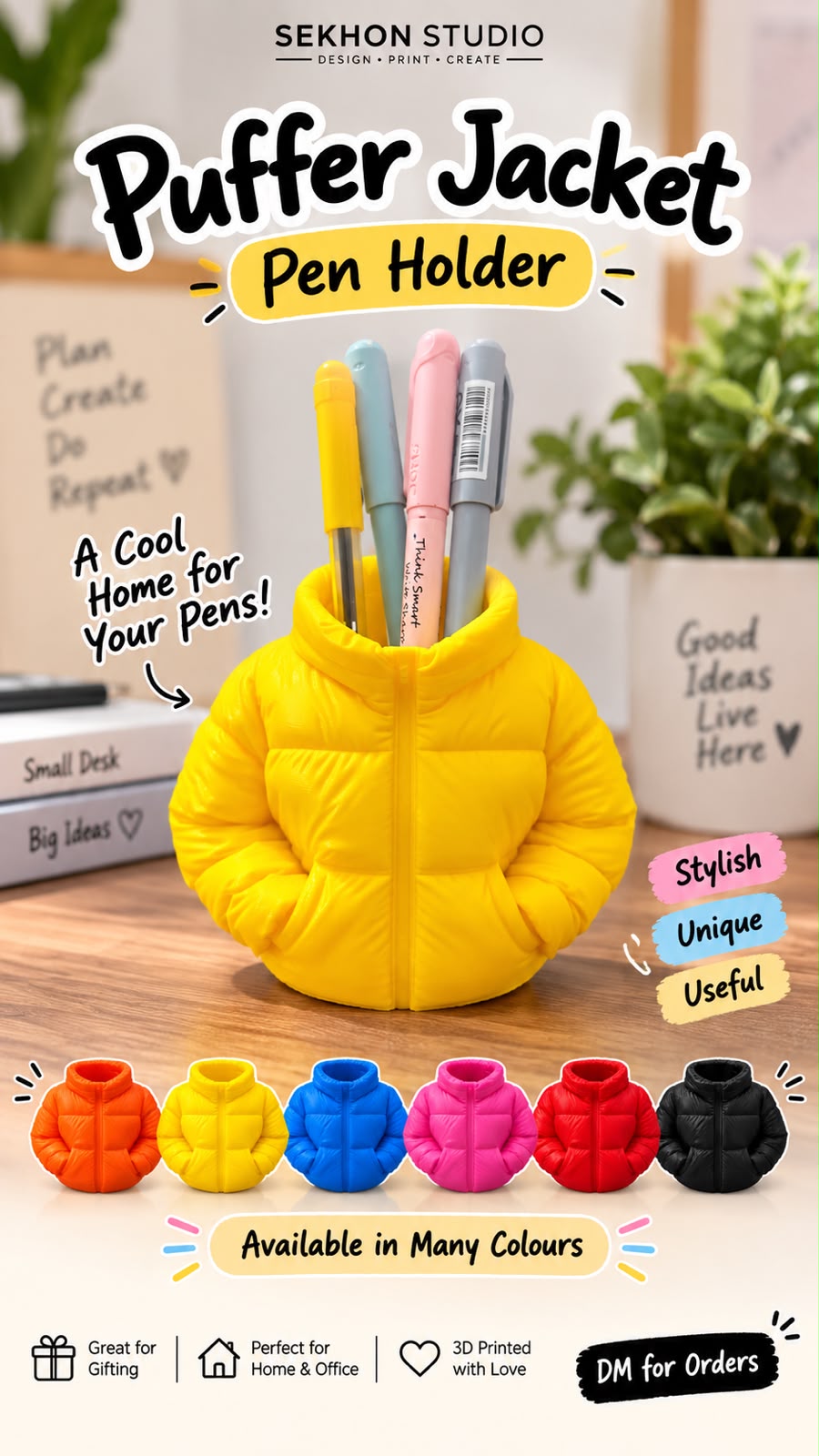 Hoodie Pen Holder